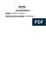 Lab Assesment-1: Name-Karan Kulharia Registration Number - 19bme0813