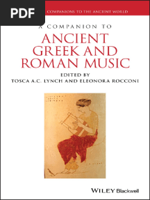 A Companion To Ancient Greek and Roman Music - Blackwell Companions To The Ancient World