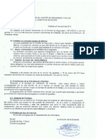 ion Para El Comite de Seguridad y Salud y El Comite de Igualdad