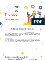 3 Solution Focused Therapy