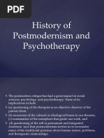 History of Postmodernism and Psychotherapy