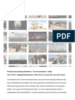 PODCAST TRANSCRIPTS - Forensic Investigations of Designed Destructions in 2014 Rafah, Gaza With Eyal Weizman - The FUNAMBULIST MAGAZINE
