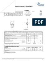 P-Channel 60-V (D-S) MOSFET: Product Summary Features