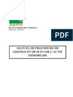 Procedure Gestion Et Suivi de L'actif Immob