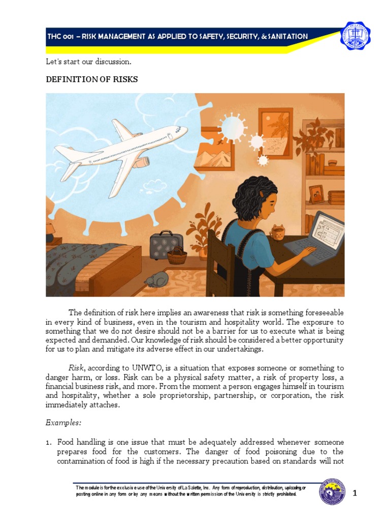 Module 1Lecture Notes 1 PDF Risk Risk Management