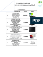 Precios de Portatiles