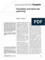 Flexibility and Land Use Planning: 1 Viewpoint