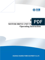 Operating Instruction Motor Drive Unit Type Cma7: Shanghai Huaming Power Equipment Co.,Ltd