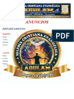 Anuncios Iglesia Adulam