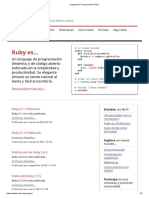 Lenguaje de Programación Ruby