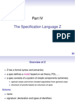 The Specification Language Z