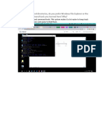 To Manage Files and Directories, Do You Prefer Windows File Explorer or The Linux-Based Command Tools You Learned Here? Why?