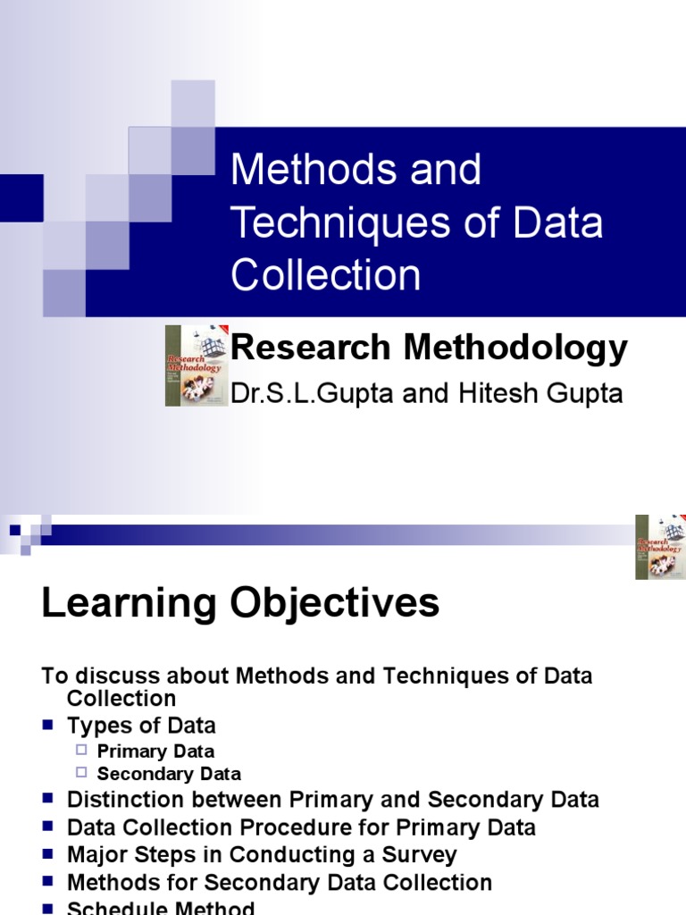 Ch-5 Methods and Techniques of Data Collection | PDF