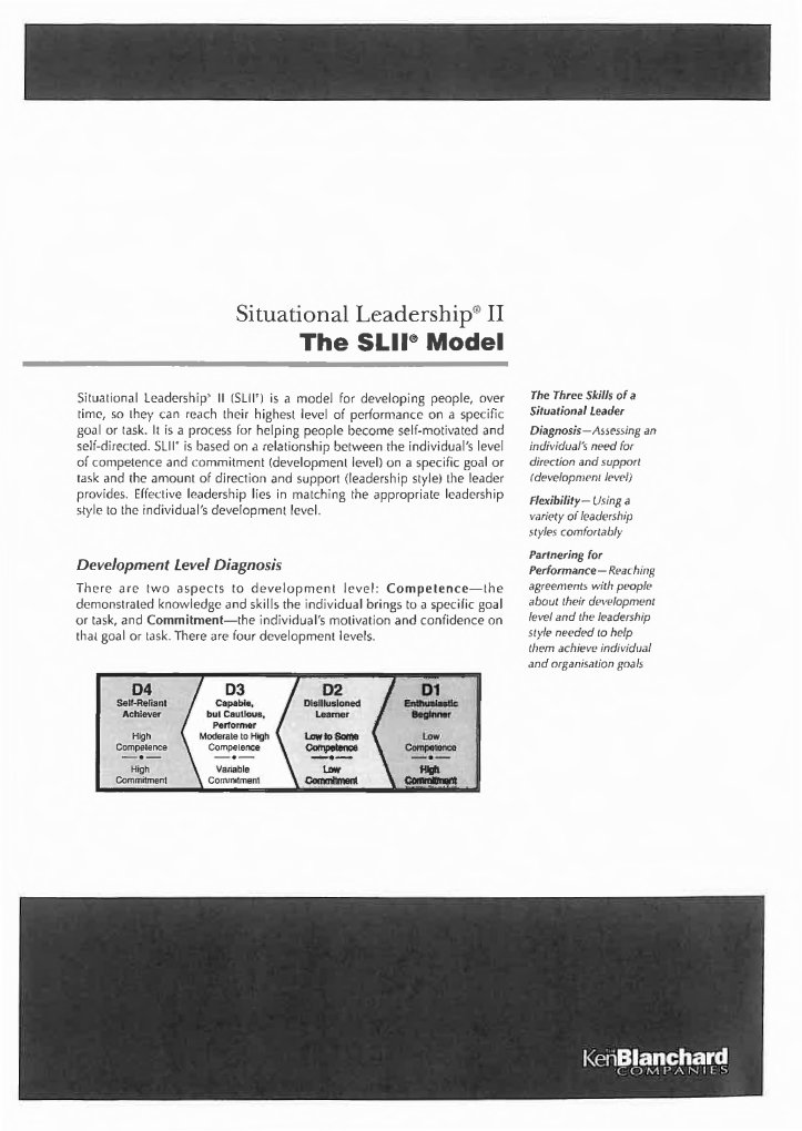 Situational Leadership | PDF