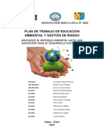 Plan de Educación Ambiental 2025 Actualizado