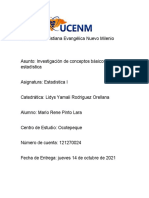 Identificasion de Varibles Estadistica I