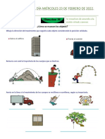 Actividades Del Día Miércoles 23 de Febrero de 2022