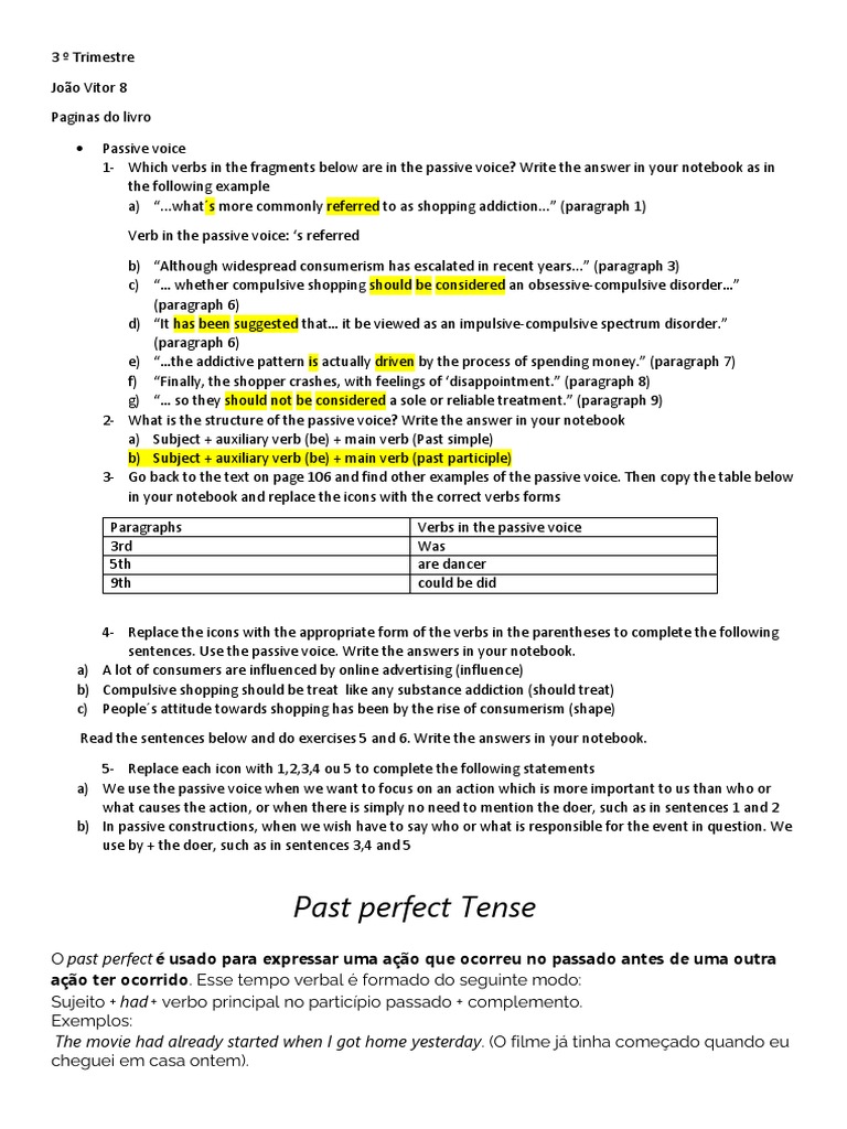 Ingles 3 Tri | PDF | Verb | English Language