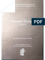 Nuestro Tiempo. Ensayos. Una Clasificación de La Narrativa Mítica