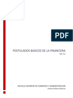 Postulados Básicos de La Financiera NIF-A2