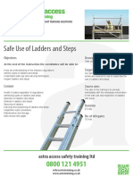 Safe Use Ladders Steps