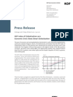 KOF Index of Globalization 2011[1]