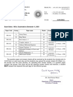 Pure Math Exam Dates Sem 1, 2021