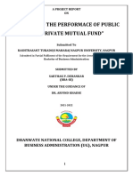 Evaluating Performance of Public and Private Mutual Funds