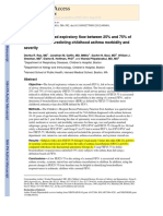 The Utility of Forced Expiratory Flow Between 25-75. Marcado