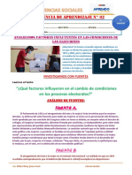 ANALIZAMOS FACTORES INFLUYENTES EN LOS PROCESOS ELECTORALES-5° Grado