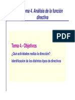 Tema 3. Función Directiva