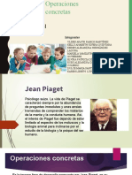 Jean Piaget Operaciones Concretas 