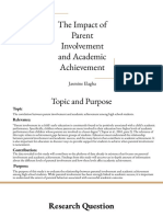 The Impact of Parent Involvement and Academic Achievement