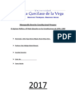 El régimen político peruano en las constituciones de 1979 y 1993