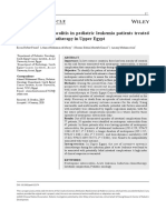 Enterocolitis Neutropénica en Pacientes Pediátricos Con Leucemia Tratados Con Quimioterapia