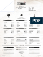 Degenesis Harms Way Character Sheets en HQ