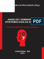 Anais do Seminário de Epistemologia da Religião