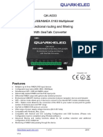 Qk-A033 Wifi/Usb/Nmea 0183 Multiplexer Bi-Directional Routing and Filtering With Seatalk Converter