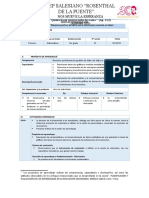 Sesión de Aprendizaje N°47 Elaboración de Gráfico de Barras