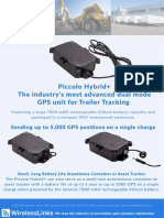 Piccolo Hybrid+ The Industry's Most Advanced Dual Mode GPS Unit For Trailer Tracking