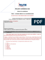 Formulário de Submissão de Projeto Da Feira de Carreiras 2022 - 2 Série E.M