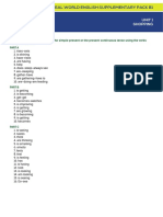 B1 Answer Key Supplementary