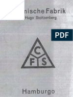 Chemische Fabrik Hugo Stoltzenberg - CFS - Broschüren