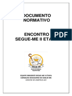 Documento Segue-Me II Etapa - Anápolis