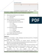 Presente Los Subtítulos Utilizados en La Elaboración de Su Marco Teórico