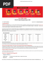 ADITYA FIITJEE Talent Reward Exam - 2021 - Result