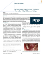 A Rare Case of Non Syndromic Oligodontia of Deciduous Teeth 10