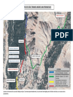 Mapa Cierre de Via San Francisco