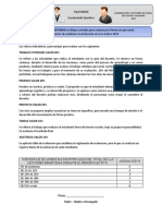 Evaluación estudiantil colegio técnico 2022