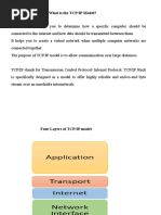 What Is The TCP/IP Model? TCP/IP Model Helps You To Determine How A Specific Computer Should Be